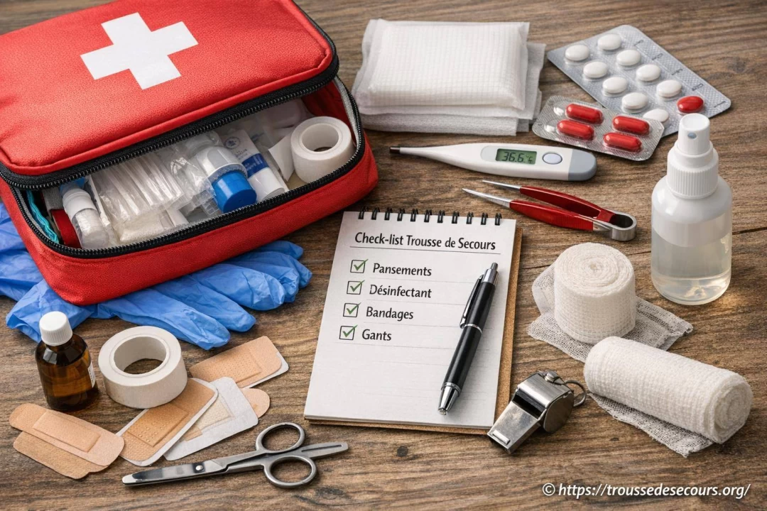 Astuces et entretien d'une trousse de secours