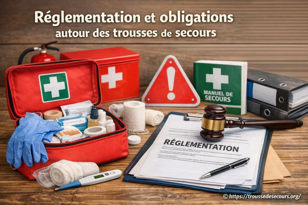 Réglementation et obligations autour des trousses de secours