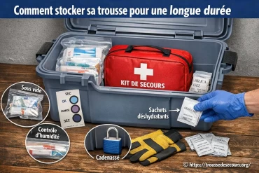 Comment stocker sa trousse de secours pour une longue durée ?