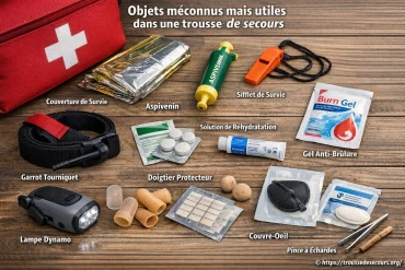 Objets méconnus mais utiles dans une trousse de secours à toujours avoir