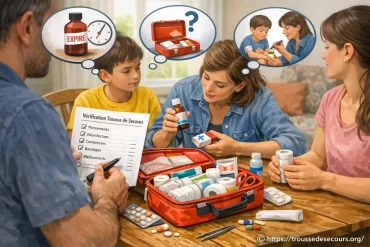 Comment sensibiliser la famille à l’entretien de la trousse de secours ?