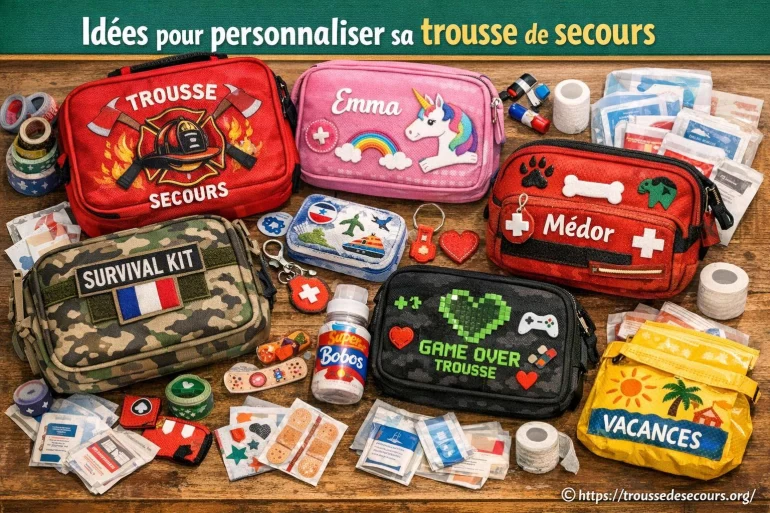 Idées pour personnaliser sa trousse de secours facilement