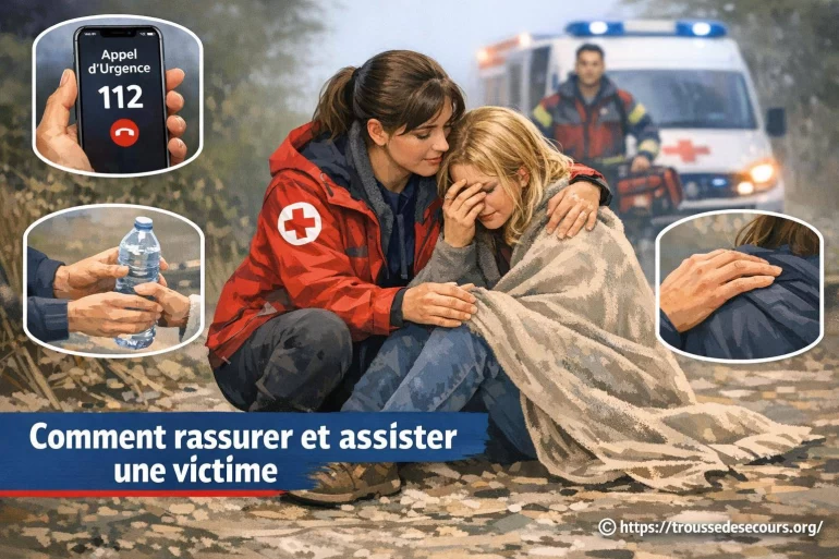 Comment rassurer et assister une victime efficacement ?
