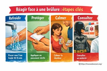 Réagir face à une brûlure : quelles sont les étapes clés à suivre ?