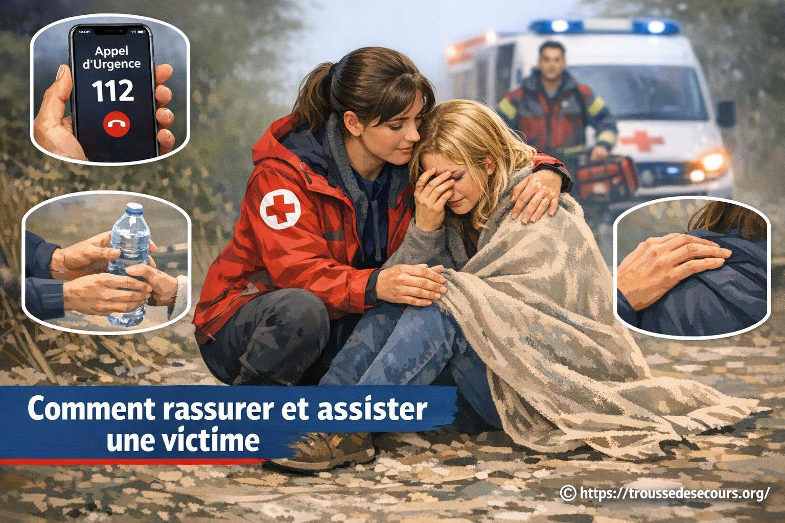 Comment rassurer et assister une victime efficacement ?