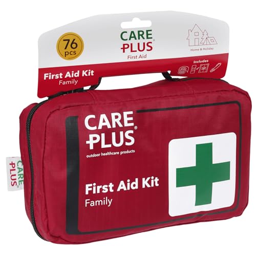 Care Plus Trousse de Secours Familiale, Pour 2 Personnes ou