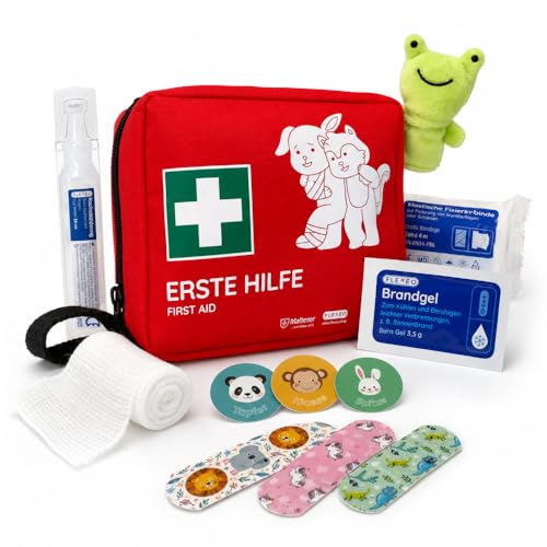 FLEXEO Kit de premiers secours pour enfants | 76 pièces phar
