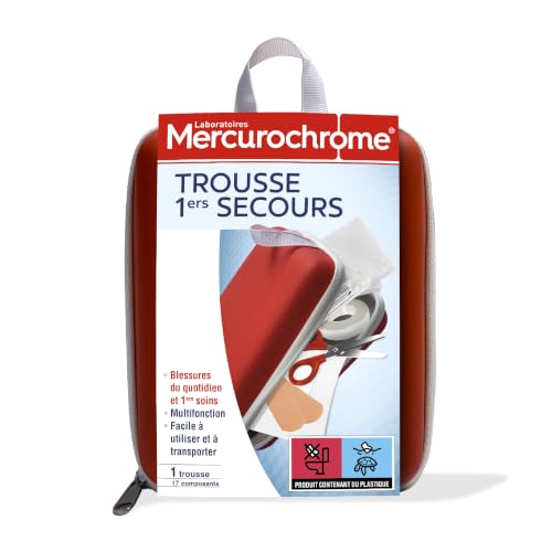 MERCUROCHROME Trousse 1ers Secours - 17 Composants - Facile 