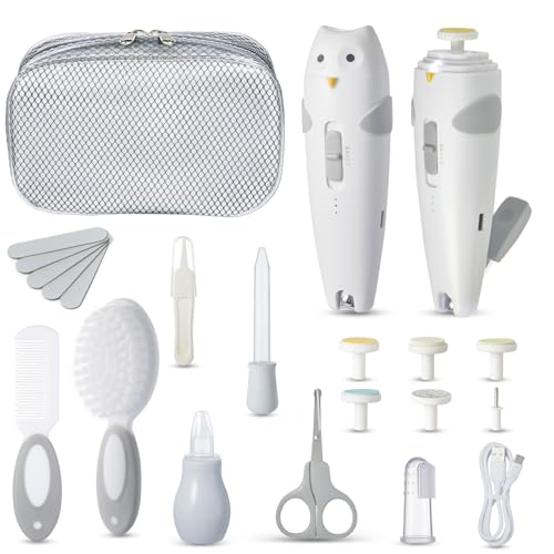 Lictin Lime à Ongle Électrique Bébé 25 en 1, Trousse Soin To