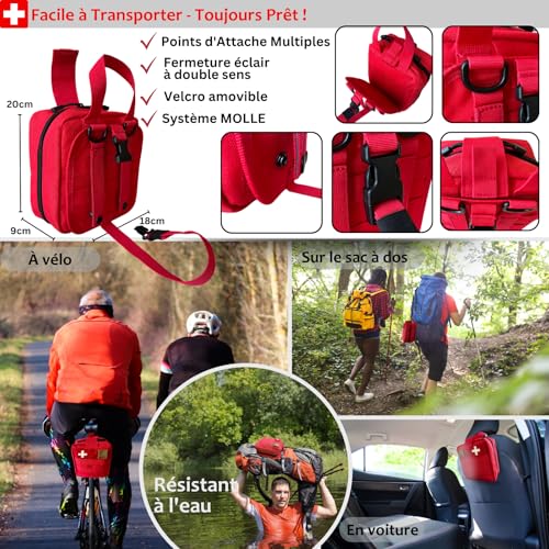Trousse de Secours - Pharmacie de Voyage Ultra Complète - Ki