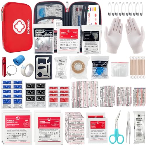 HONYAO Trousse de Premier Secours, Trousse Pharmacie, 200 Pi