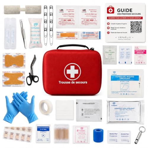 Trousse de Secours 169 Pièces – Kit de Premier Secours Compl