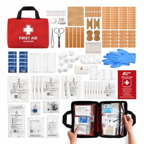 Active Era Trousse de Secours Complète 180 Pièces – Kit de S