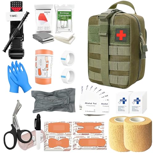 Trousse de Secours Tactique 49 Accessoires - Kit de Survie M